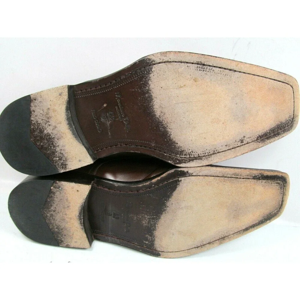 Massimo Dutti Brown Apron Toe Derby Shoes Size US 9 EUR 43